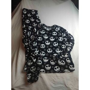 Nightmare Before Christmas Jack Skellington Disney Pajama Set Girls Large 12-14